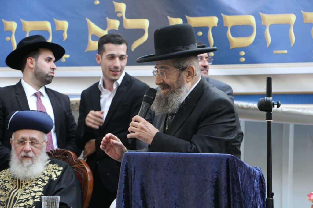 בהשתתפות הגר"י יוסף: הנחת אבן הפינה ל"בית מורשת מרן"