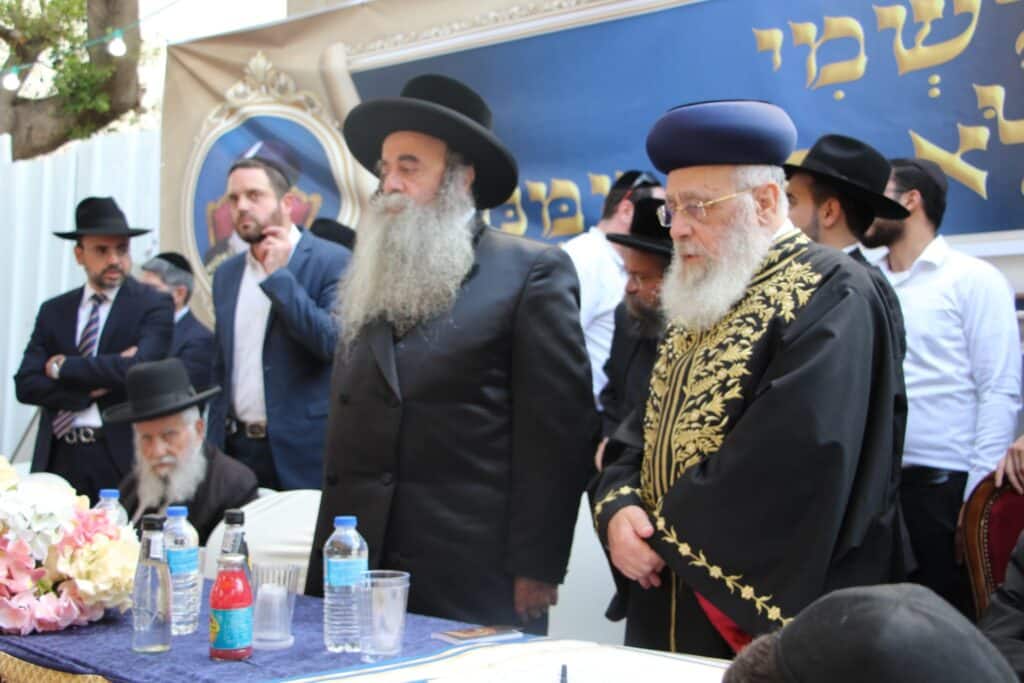 בהשתתפות הגר"י יוסף: הנחת אבן הפינה ל"בית מורשת מרן"