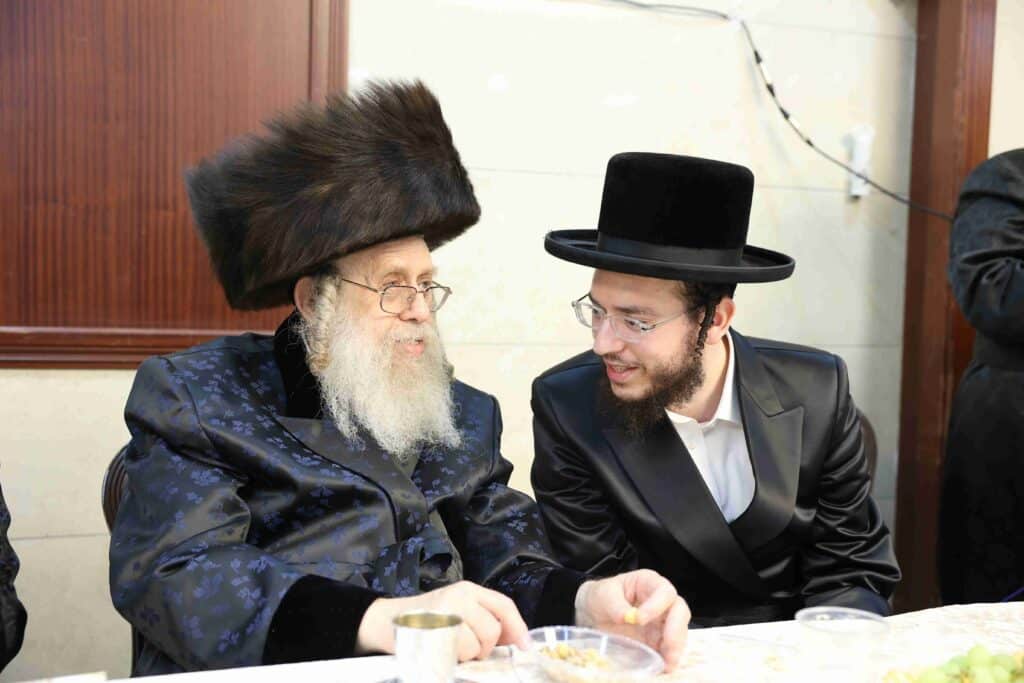 אדמו"רים ורבנים השתתפו באירוסי בן האדמו"ר מרימנוב