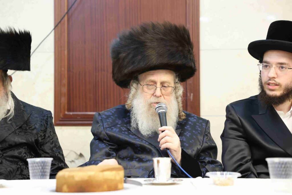 אדמו"רים ורבנים השתתפו באירוסי בן האדמו"ר מרימנוב