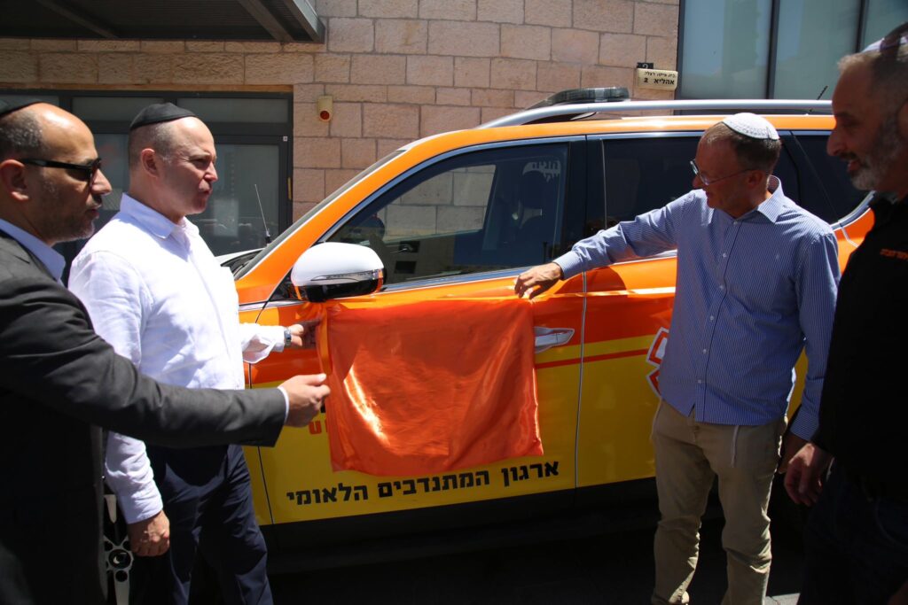 רכב חירום נתרם לזכר הנרצחות בפיגוע הרצחני