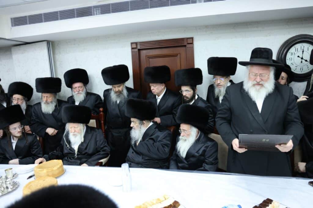 ירמיהו נחסם: רבבות חסידי גור בחופת נכדת הרבי