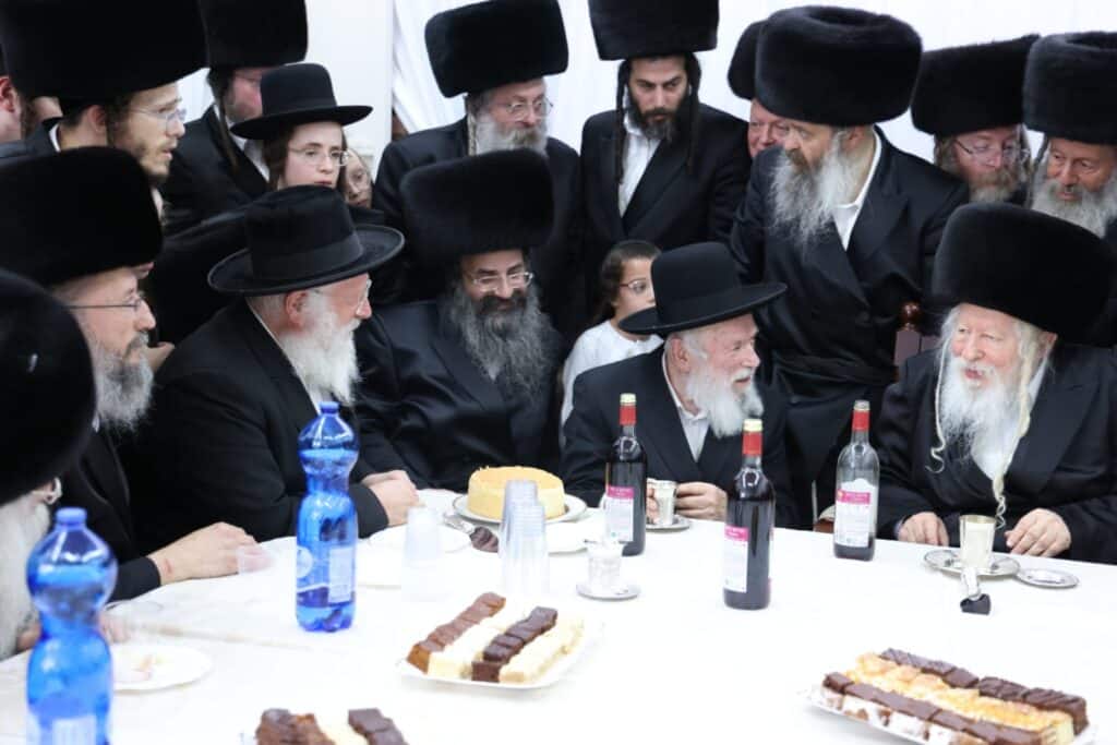 ירמיהו נחסם: רבבות חסידי גור בחופת נכדת הרבי