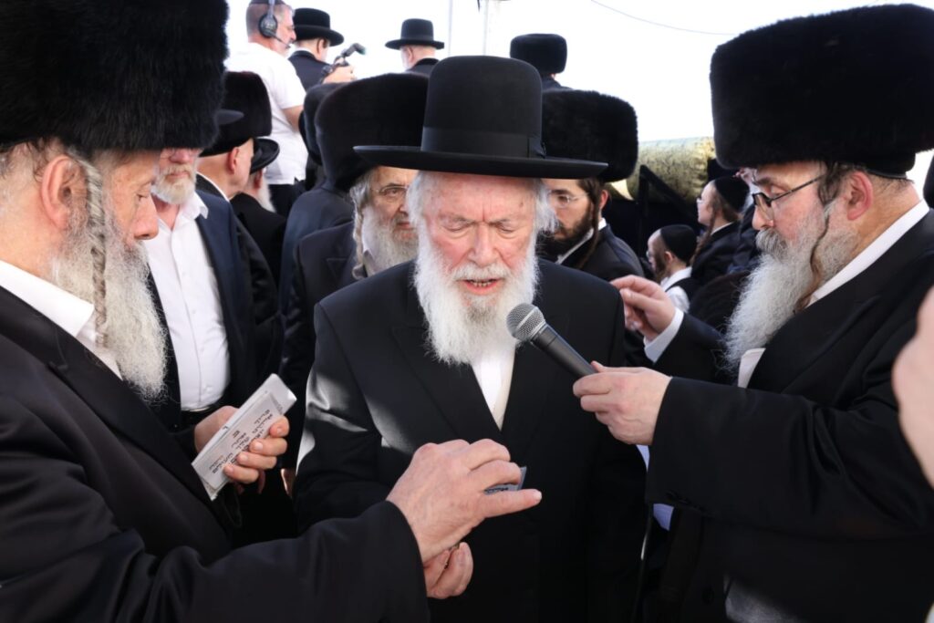 ירמיהו נחסם: רבבות חסידי גור בחופת נכדת הרבי