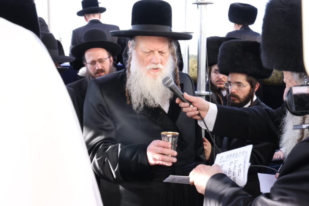 ירמיהו נחסם: רבבות חסידי גור בחופת נכדת הרבי