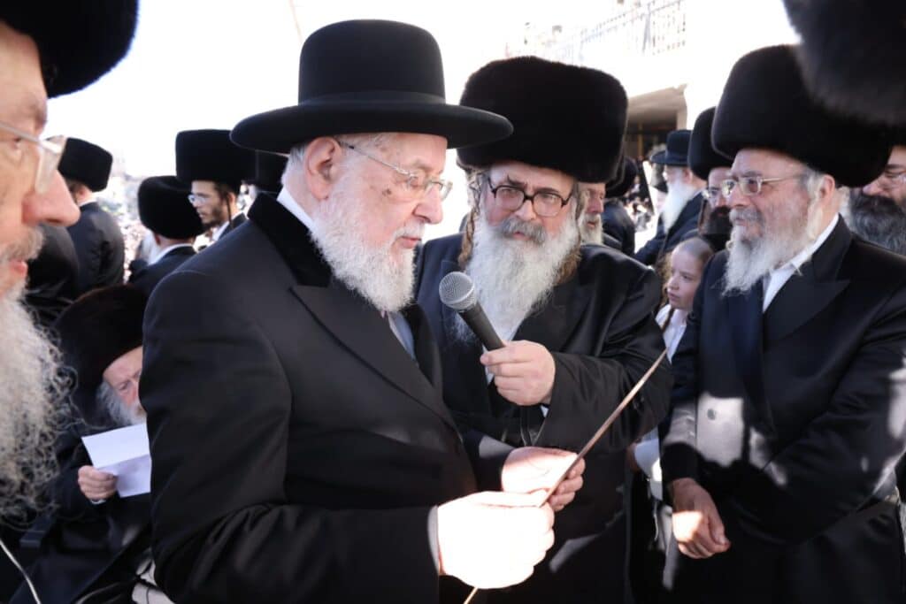 ירמיהו נחסם: רבבות חסידי גור בחופת נכדת הרבי