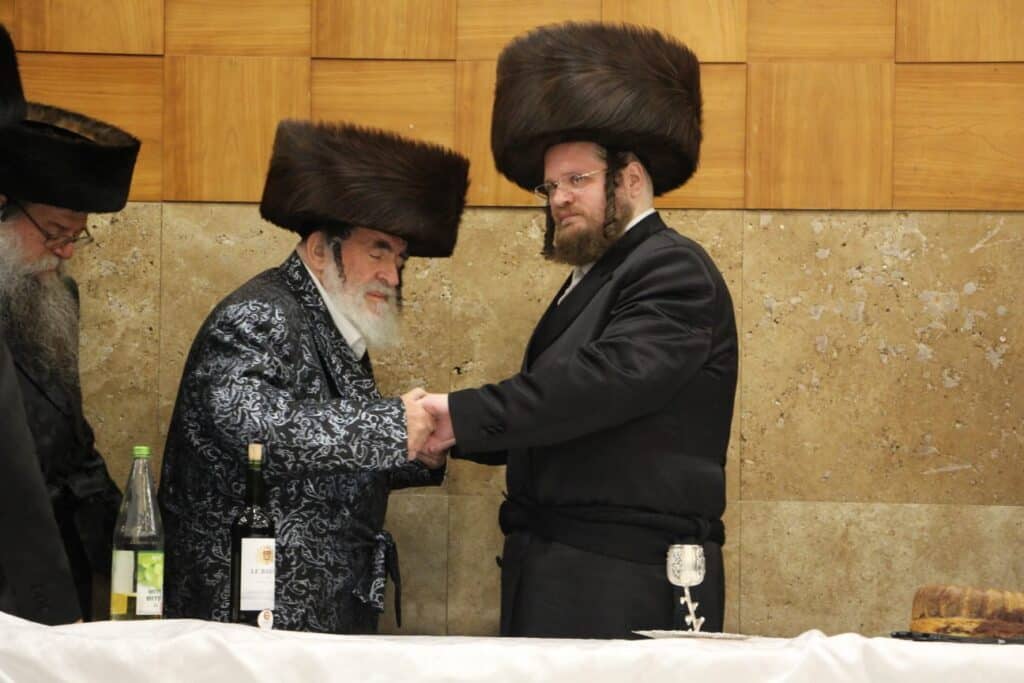 בשמחת החתונה: הרבי מויז'ניץ רקד עם ההויז בחור המיתולוגי