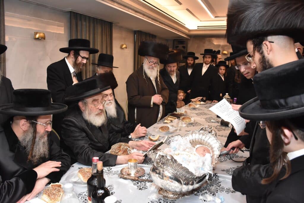 פדיון הבן לבן נין האדמו"ר ממשכנות הרועים