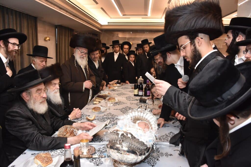 פדיון הבן לבן נין האדמו"ר ממשכנות הרועים