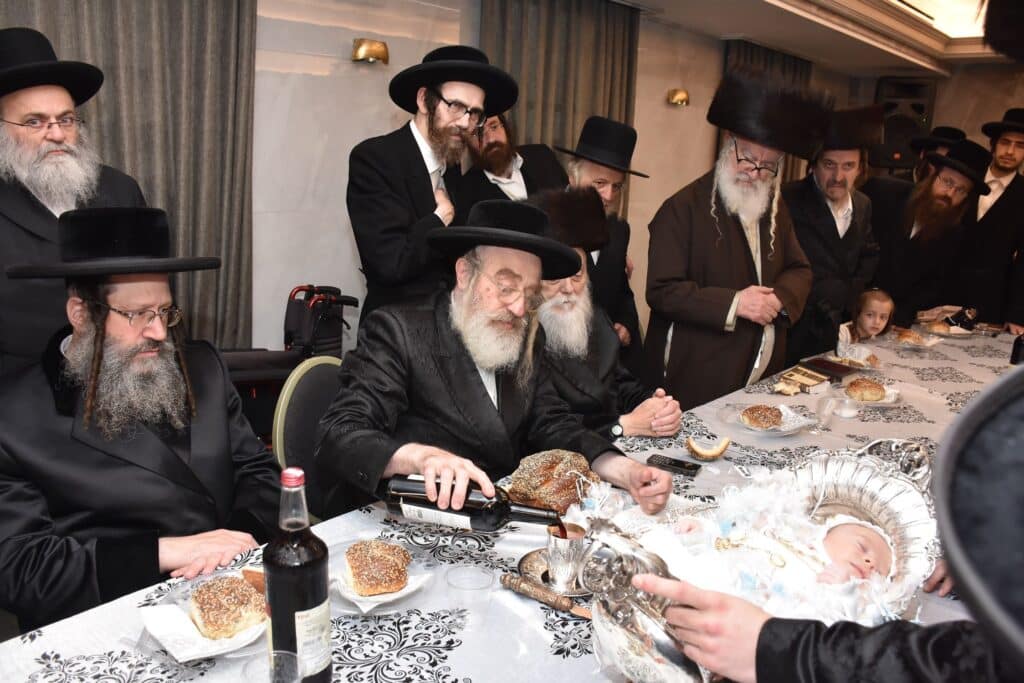 פדיון הבן לבן נין האדמו"ר ממשכנות הרועים