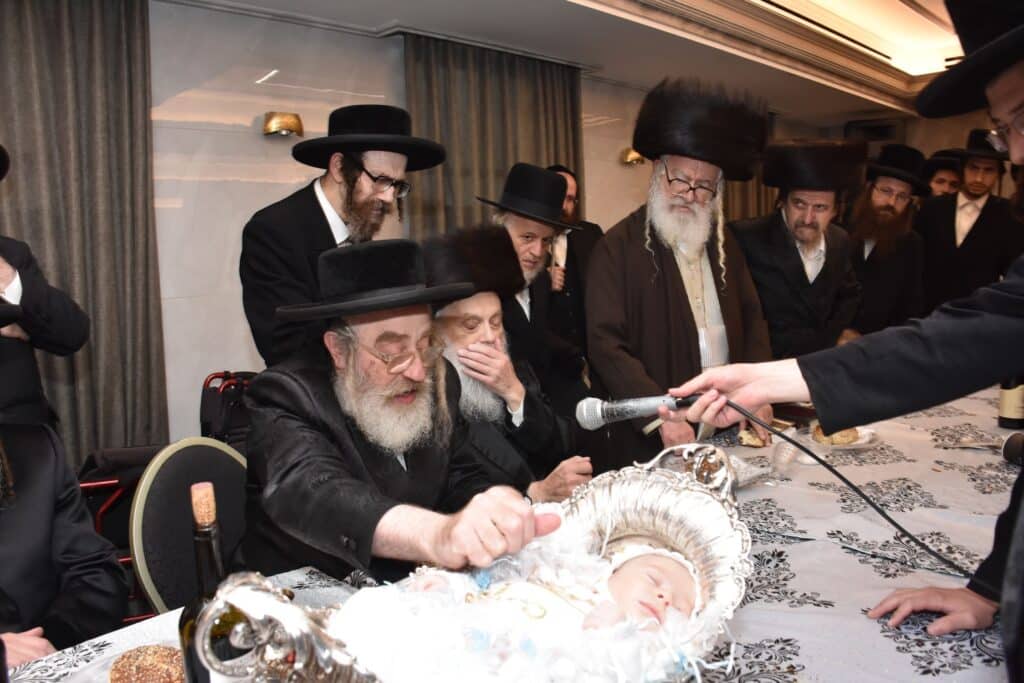 פדיון הבן לבן נין האדמו"ר ממשכנות הרועים