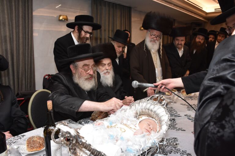 פדיון הבן לבן נין האדמו"ר ממשכנות הרועים