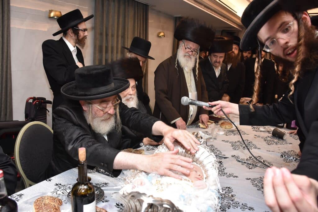 פדיון הבן לבן נין האדמו"ר ממשכנות הרועים