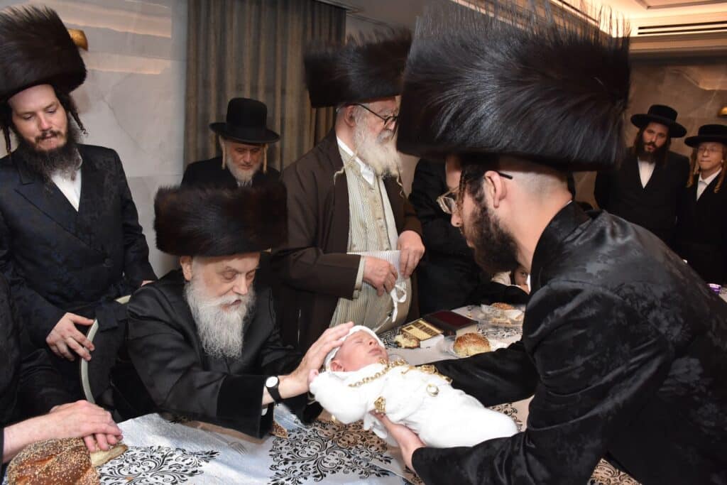 פדיון הבן לבן נין האדמו"ר ממשכנות הרועים