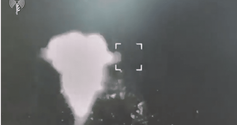 צפו ביירוט של הכטב"מ ששוגר מהרצועה