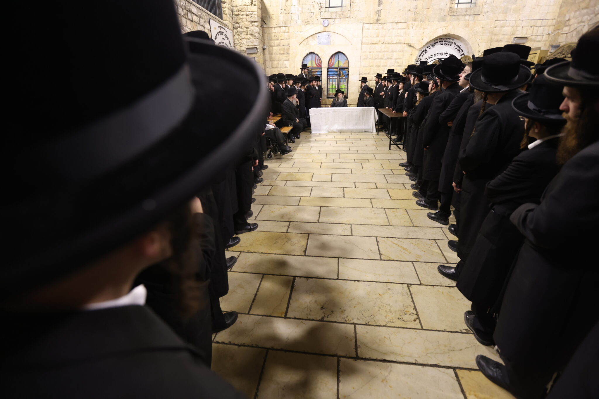 גלריה: האדמו"ר מערלוי עלה לציון הרשב"י במירון עם חסידיו