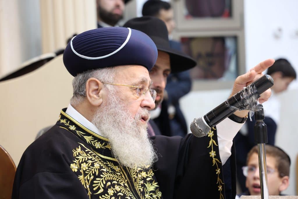 בהזמנת המועמד לראשות העיר: הראשל"צ שבת באלעד