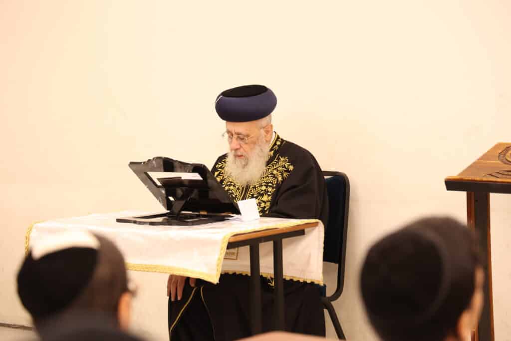 גלריה: ילדי הת"תים אמרו סליחות במעמד הראשון לציון