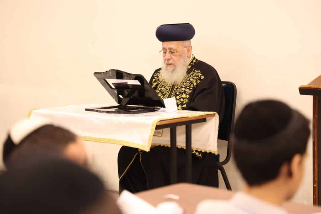 גלריה: ילדי הת"תים אמרו סליחות במעמד הראשון לציון