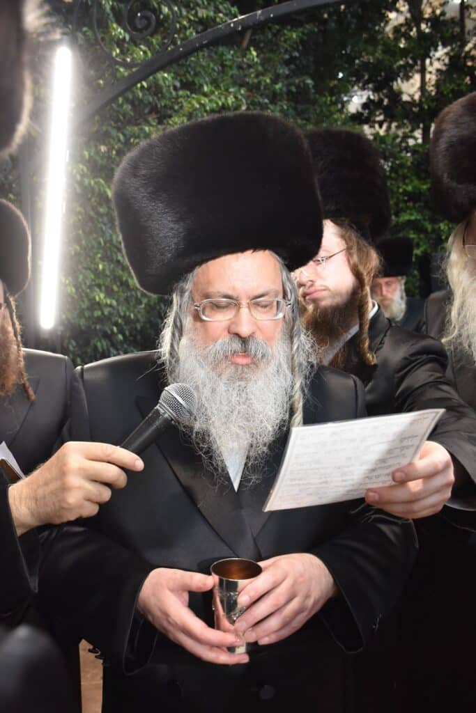 גלריה: אדמו"רים ורבנים בשמחת גאב"ד יביניאל - אשלג