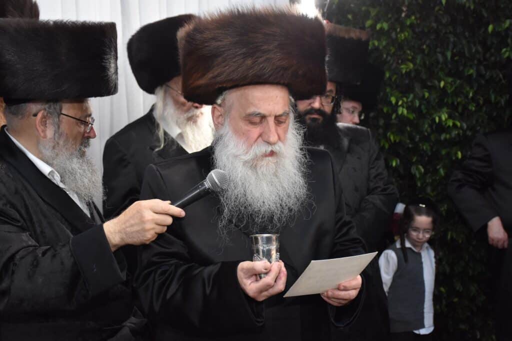 גלריה: אדמו"רים ורבנים בשמחת גאב"ד יביניאל - אשלג