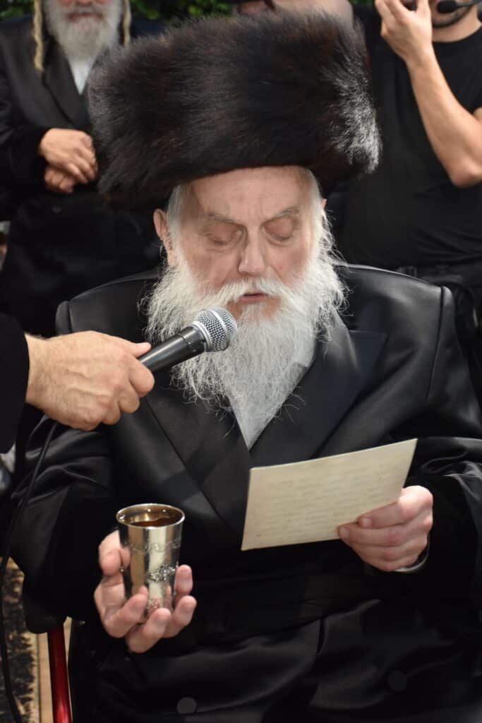 גלריה: אדמו"רים ורבנים בשמחת גאב"ד יביניאל - אשלג