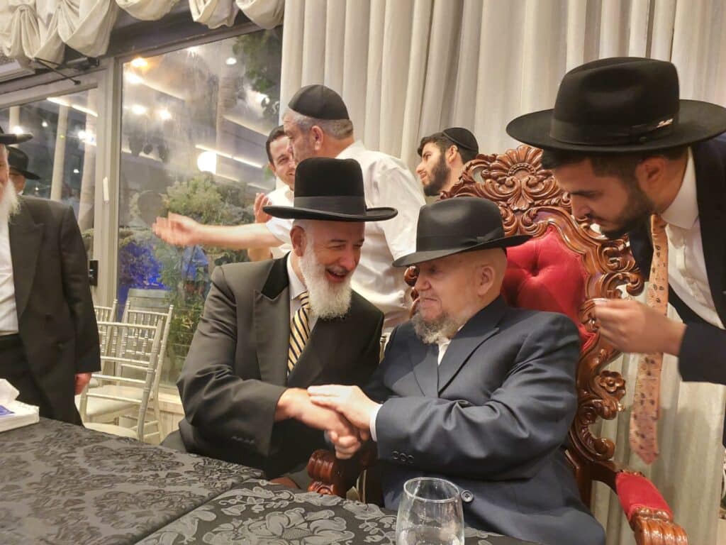 רבנים ואישי ציבור בשמחת נישואי נכד מרן הגר"מ מאזוז