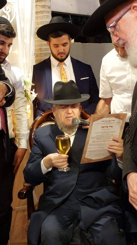 רבנים ואישי ציבור בשמחת נישואי נכד מרן הגר"מ מאזוז