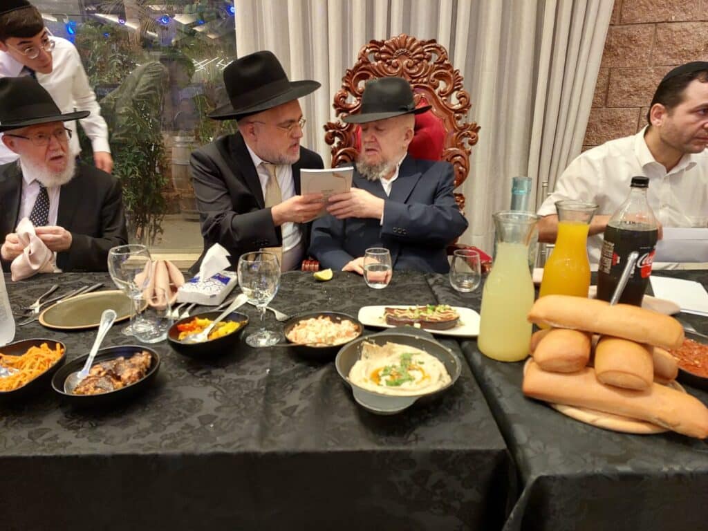 רבנים ואישי ציבור בשמחת נישואי נכד מרן הגר"מ מאזוז