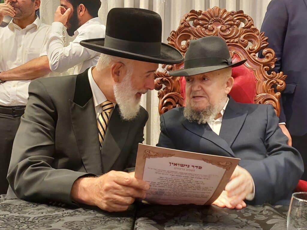 רבנים ואישי ציבור בשמחת נישואי נכד מרן הגר"מ מאזוז