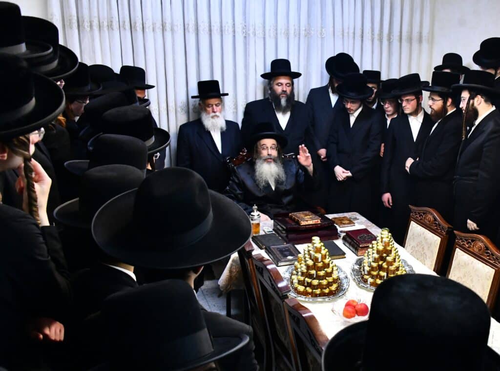 שמחת התנאים לנכדת האדמו"ר מקומרנא