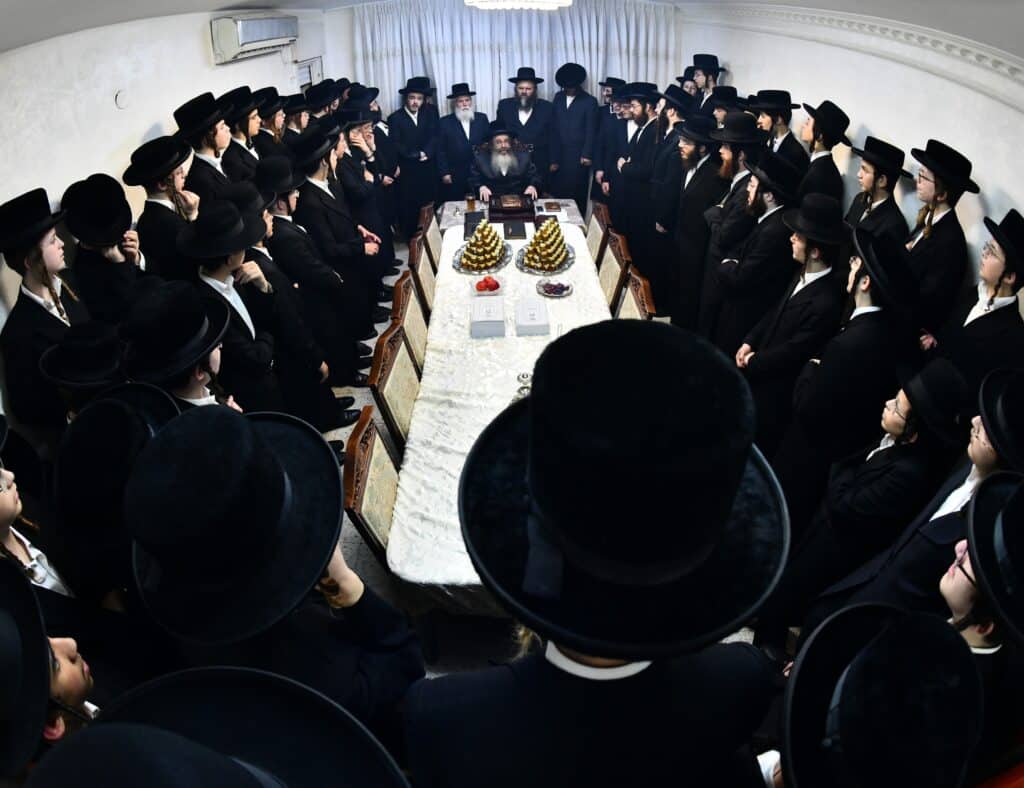 שמחת התנאים לנכדת האדמו"ר מקומרנא