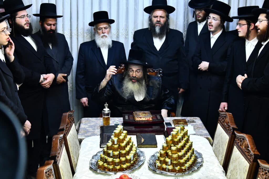 שמחת התנאים לנכדת האדמו"ר מקומרנא