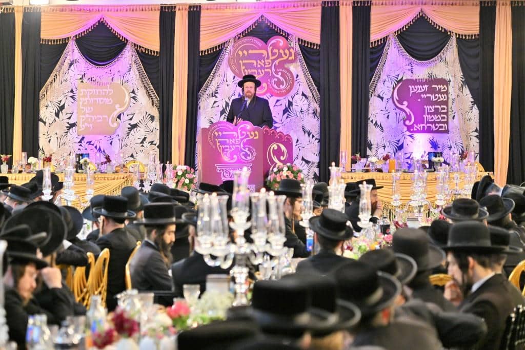 משפיעי ברסלב השתתפו במעמד געטריי פארן רעבי'ן