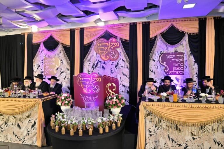 משפיעי ברסלב השתתפו במעמד געטריי פארן רעבי'ן