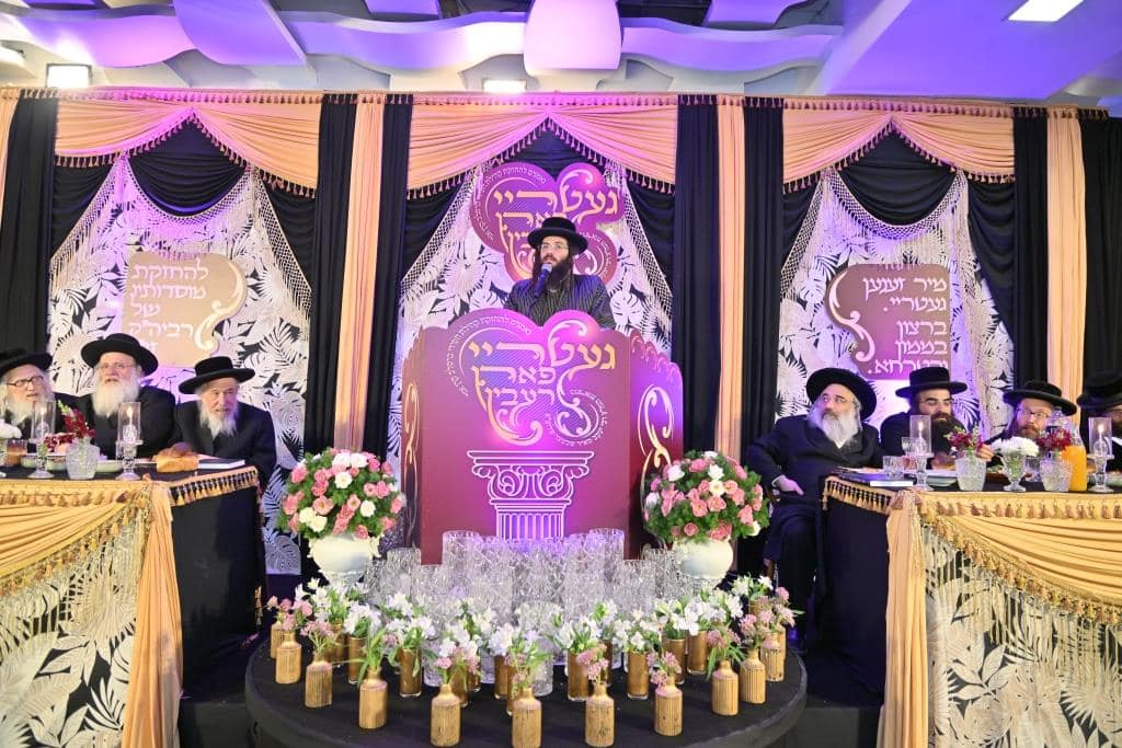 משפיעי ברסלב השתתפו במעמד געטריי פארן רעבי'ן