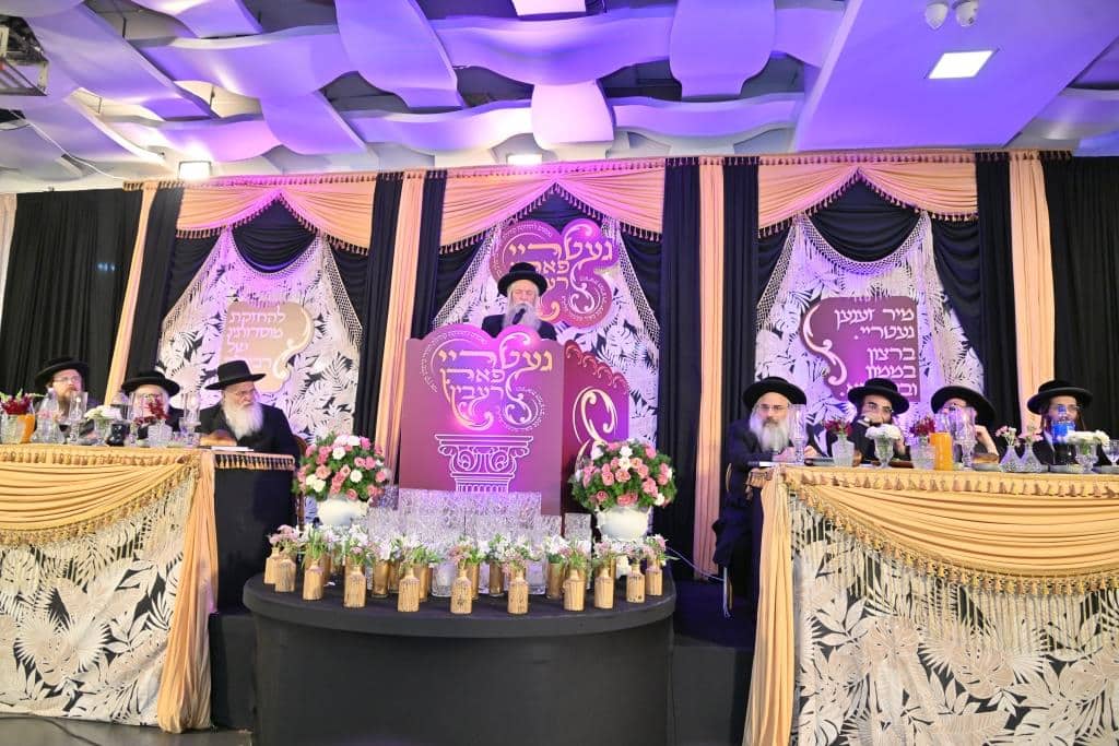 משפיעי ברסלב השתתפו במעמד געטריי פארן רעבי'ן