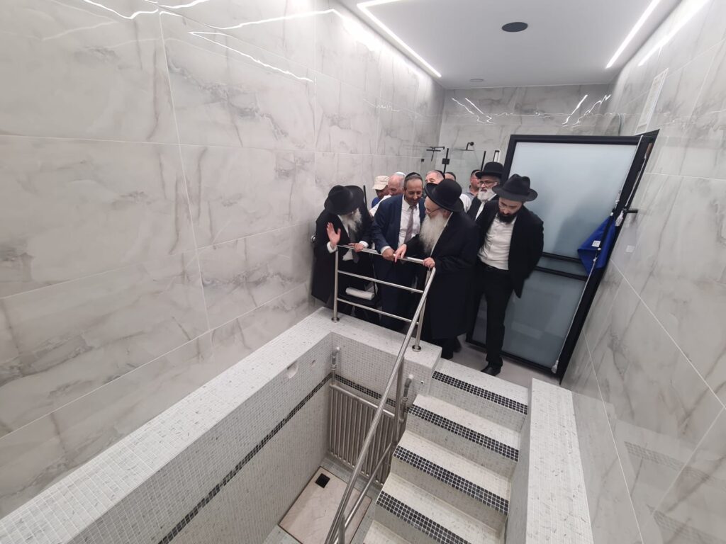 ע"ש שר הדתות ז"ל: בית דגן מתחדשת במקווה חדש ומפואר