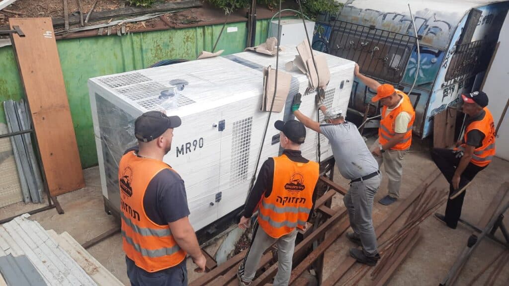 מבצע אומן: הותקנו גנרטורים נוספים ומערכות גיבוי לחשמל