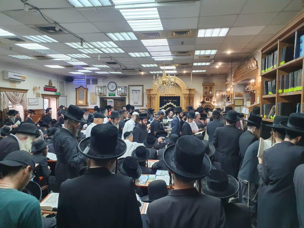 אורות גבוהים: קרוב ל-50 אלף איש באומן