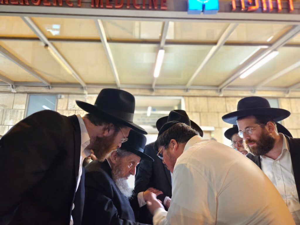 כשמרן הגר"ד לנדו ביקר את מרן ראש הישיבה