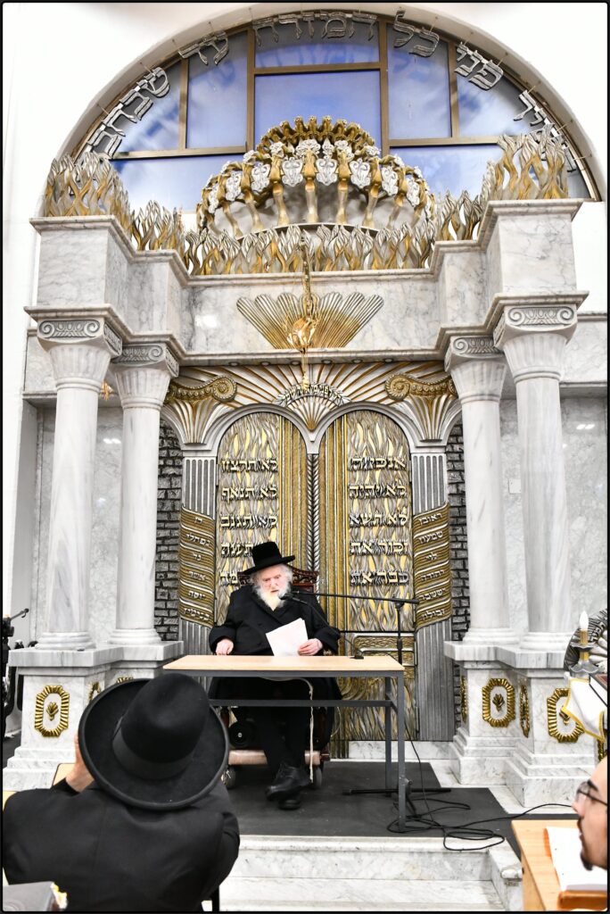 מסע החיזוק של הגר"מ שטרנבוך בישיבת חברון