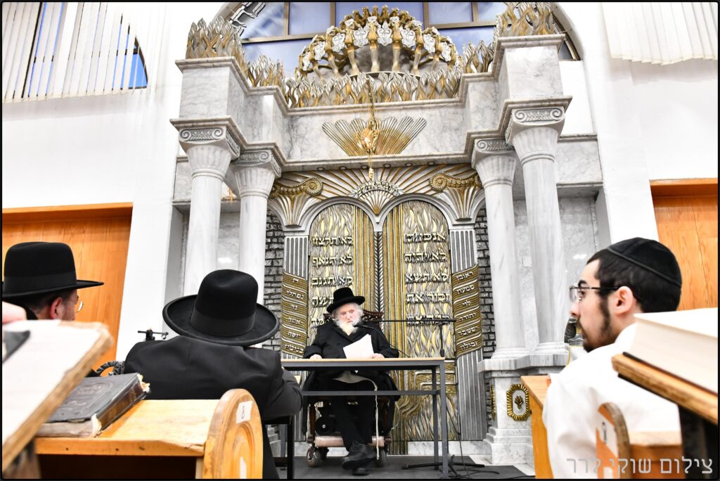 מסע החיזוק של הגר"מ שטרנבוך בישיבת חברון