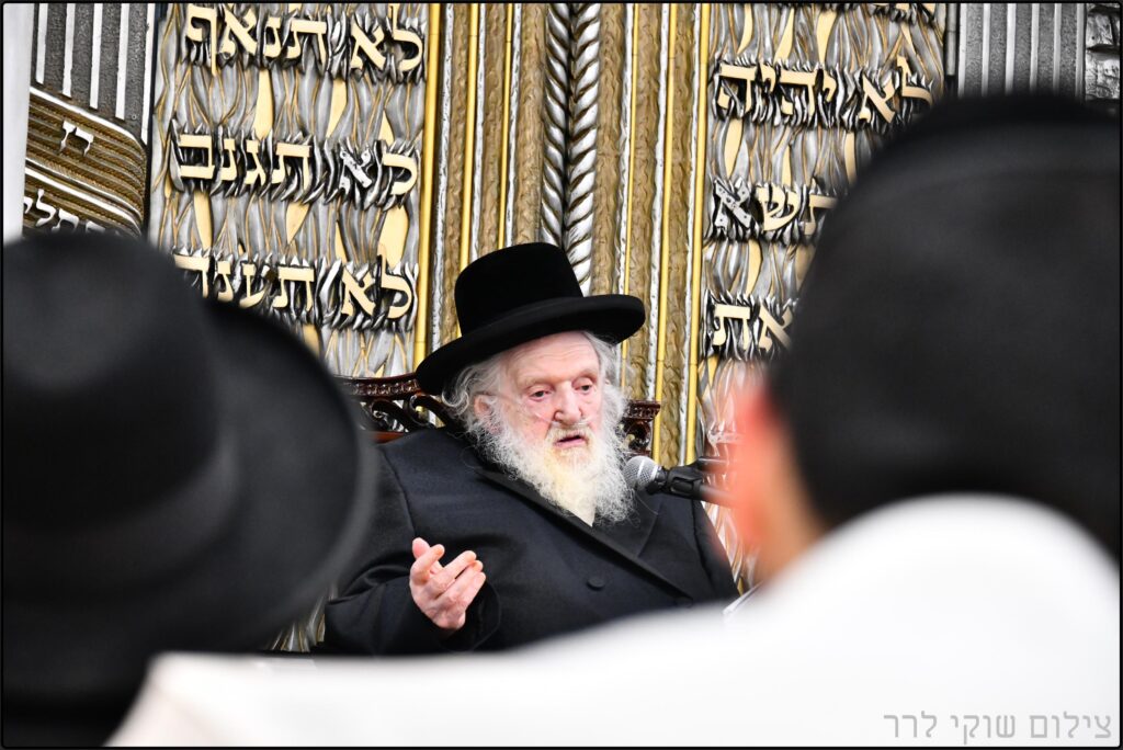 מסע החיזוק של הגר"מ שטרנבוך בישיבת חברון