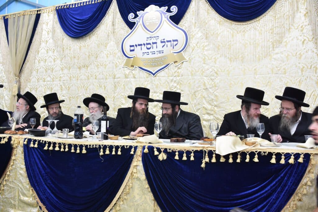 קריית הרצוג: מעמד הכתרת הרב החסידי