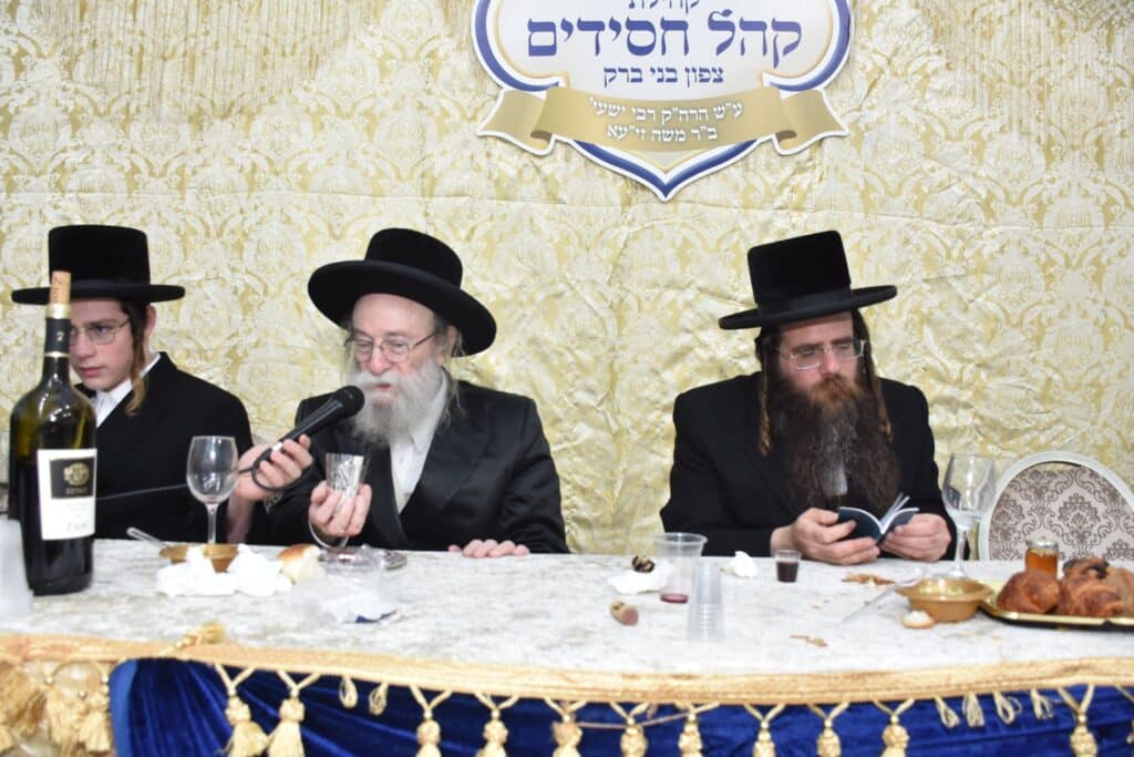 קריית הרצוג: מעמד הכתרת הרב החסידי