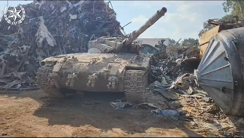 טנק נגנב מבסיס האימונים של צה"ל ואותר במגרש גרוטאות