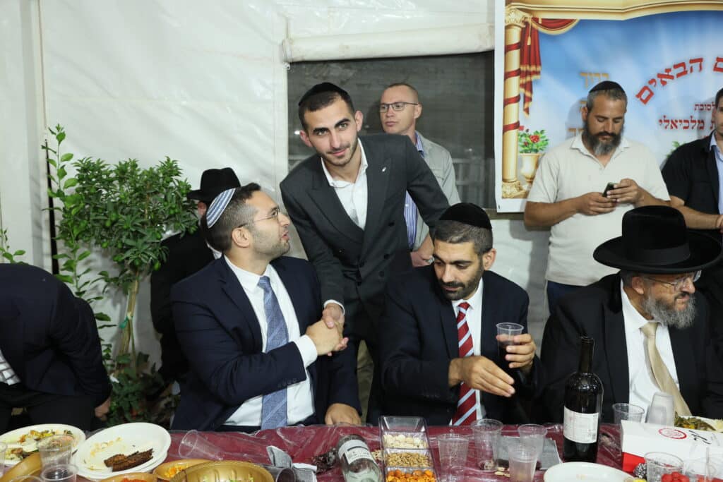 שרים, חברי כנסת ואישי ציבור חגגו בסוכת השר מלכיאלי