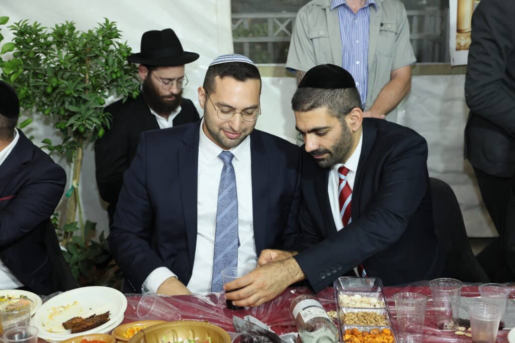 שרים, חברי כנסת ואישי ציבור חגגו בסוכת השר מלכיאלי