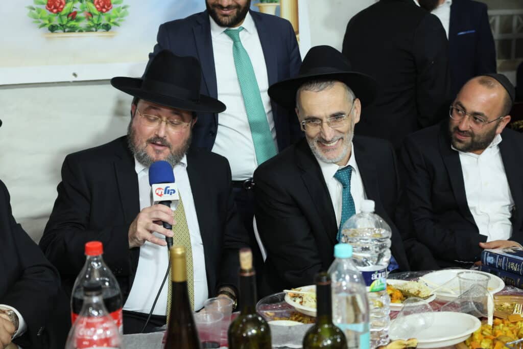 שרים, חברי כנסת ואישי ציבור חגגו בסוכת השר מלכיאלי